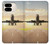 S3837 飛行機離陸日の出 Airplane Take off Sunrise Google Pixel 9 Pro Fold バックケース、フリップケース・カバー