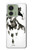 S1031 馬の絵筆 Horse Paintbrush Motorola Edge (2023), Edge 40 バックケース、フリップケース・カバー