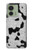 S2170 牛毛皮テクスチャグラフィックプリント Cow Fur Texture Graphic Printed Motorola Edge (2023), Edge 40 バックケース、フリップケース・カバー