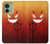 S2454 可愛い赤い小悪魔漫画 Red Cute Little Devil Cartoon Motorola Edge (2023), Edge 40 バックケース、フリップケース・カバー