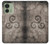 S2892 三脚巴シンボル Triskele Symbol Stone Texture Motorola Edge (2023), Edge 40 バックケース、フリップケース・カバー