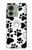S2904 犬ポウ Dog Paw Prints Motorola Edge (2023), Edge 40 バックケース、フリップケース・カバー