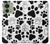 S2904 犬ポウ Dog Paw Prints Motorola Edge (2023), Edge 40 バックケース、フリップケース・カバー