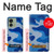 S2958 陸軍青迷彩 Army Blue Camo Camouflage Motorola Edge (2023), Edge 40 バックケース、フリップケース・カバー