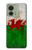 S2976 ウェールズサッカー Wales Football Soccer Red Dragon Flag Motorola Edge (2023), Edge 40 バックケース、フリップケース・カバー