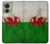 S2976 ウェールズサッカー Wales Football Soccer Red Dragon Flag Motorola Edge (2023), Edge 40 バックケース、フリップケース・カバー
