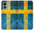 S2990 スウェーデンサッカー Sweden Football Soccer Flag Motorola Edge (2023), Edge 40 バックケース、フリップケース・カバー