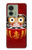 S3023 ダルマ Japan Good Luck Daruma Doll Motorola Edge (2023), Edge 40 バックケース、フリップケース・カバー