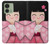 S3042 雛人形 着物桜 Japan Girl Hina Doll Kimono Sakura Motorola Edge (2023), Edge 40 バックケース、フリップケース・カバー