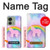 S3070 レインボーユニコーンパステル Rainbow Unicorn Pastel Sky Motorola Edge (2023), Edge 40 バックケース、フリップケース・カバー