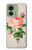 S3079 ピンクローズ Vintage Pink Rose Motorola Edge (2023), Edge 40 バックケース、フリップケース・カバー