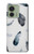S3085 羽 Feather Paint Pattern Motorola Edge (2023), Edge 40 バックケース、フリップケース・カバー