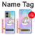 S3256 かわいいユニコーンの漫画 Cute Unicorn Cartoon Motorola Edge (2023), Edge 40 バックケース、フリップケース・カバー