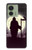 S3262 恐るべき 夜の月 墓地 Grim Reaper Night Moon Cemetery Motorola Edge (2023), Edge 40 バックケース、フリップケース・カバー