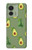 S3285 アボカドパターン Avocado Fruit Pattern Motorola Edge (2023), Edge 40 バックケース、フリップケース・カバー