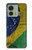 S3297 ブラジルの旗ビンテージフットボールのグラフィック Brazil Flag Vintage Football Graphic Motorola Edge (2023), Edge 40 バックケース、フリップケース・カバー