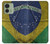 S3297 ブラジルの旗ビンテージフットボールのグラフィック Brazil Flag Vintage Football Graphic Motorola Edge (2023), Edge 40 バックケース、フリップケース・カバー