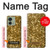 S3388 ゴールドラメグラフィックプリント Gold Glitter Graphic Print Motorola Edge (2023), Edge 40 バックケース、フリップケース・カバー
