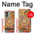 S3402 ペイズリー花柄 Floral Paisley Pattern Seamless Motorola Edge (2023), Edge 40 バックケース、フリップケース・カバー