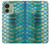 S3414 緑のヘビの鱗 グラフィックプリント Green Snake Scale Graphic Print Motorola Edge (2023), Edge 40 バックケース、フリップケース・カバー