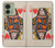 S3429 クイーンハートカード Queen Hearts Card Motorola Edge (2023), Edge 40 バックケース、フリップケース・カバー