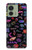 S3433 ビンテージネオングラフィック Vintage Neon Graphic Motorola Edge (2023), Edge 40 バックケース、フリップケース・カバー