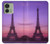 S3447 エッフェルパリの夕日 Eiffel Paris Sunset Motorola Edge (2023), Edge 40 バックケース、フリップケース・カバー