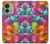 S3477 抽象的なダイヤモンドパターン Abstract Diamond Pattern Motorola Edge (2023), Edge 40 バックケース、フリップケース・カバー