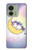 S3485 かわいい眠りユニコーン Cute Unicorn Sleep Motorola Edge (2023), Edge 40 バックケース、フリップケース・カバー