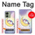 S3485 かわいい眠りユニコーン Cute Unicorn Sleep Motorola Edge (2023), Edge 40 バックケース、フリップケース・カバー