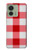 S3535 レッドギンガム Red Gingham Motorola Edge (2023), Edge 40 バックケース、フリップケース・カバー