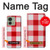 S3535 レッドギンガム Red Gingham Motorola Edge (2023), Edge 40 バックケース、フリップケース・カバー