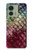 S3539 人魚の鱗 Mermaid Fish Scale Motorola Edge (2023), Edge 40 バックケース、フリップケース・カバー