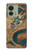 S3541 ドラゴンクラウドペインティング Dragon Cloud Painting Motorola Edge (2023), Edge 40 バックケース、フリップケース・カバー