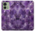 S3713 パープルクォーツアメジストグラフィックプリント Purple Quartz Amethyst Graphic Printed Motorola Edge (2023), Edge 40 バックケース、フリップケース・カバー