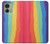 S3799 かわいい縦水彩レインボー Cute Vertical Watercolor Rainbow Motorola Edge (2023), Edge 40 バックケース、フリップケース・カバー