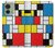 S3814 ピエトモンドリアン線画作曲 Piet Mondrian Line Art Composition Motorola Edge (2023), Edge 40 バックケース、フリップケース・カバー