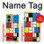 S3814 ピエトモンドリアン線画作曲 Piet Mondrian Line Art Composition Motorola Edge (2023), Edge 40 バックケース、フリップケース・カバー