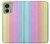 S3849 カラフルな縦の色 Colorful Vertical Colors Motorola Edge (2023), Edge 40 バックケース、フリップケース・カバー
