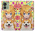 S3918 赤ちゃんコーギー犬コーギー女の子キャンディー Baby Corgi Dog Corgi Girl Candy Motorola Edge (2023), Edge 40 バックケース、フリップケース・カバー