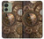 S3927 コンパスクロックゲージスチームパンク Compass Clock Gage Steampunk Motorola Edge (2023), Edge 40 バックケース、フリップケース・カバー