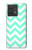 S1723 ミントシェブロンジグザグ Mint Chevron Zigzag Motorola Edge 40 Neo バックケース、フリップケース・カバー