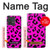 S1850 ピンクのヒョウ柄 Pink Leopard Pattern Motorola Edge 40 Neo バックケース、フリップケース・カバー