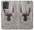 S2505 トナカイ古い木材グラフィックプリント Reindeer Head Old Wood Texture Graphic Printed Motorola Edge 40 Neo バックケース、フリップケース・カバー
