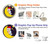 S2849 かわいいスリーピーフクロウ Cute Sleepy Owl Moon Night Motorola Edge 40 Neo バックケース、フリップケース・カバー