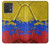 S3306 コロンビアの旗ビンテージフットボールのグラフィック Colombia Flag Vintage Football Graphic Motorola Edge 40 Neo バックケース、フリップケース・カバー