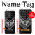 S3363 黒バンダナ Bandana Black Pattern Motorola Edge 40 Neo バックケース、フリップケース・カバー