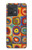 S3409 正方形の同心円 Squares Concentric Circles Motorola Edge 40 Neo バックケース、フリップケース・カバー