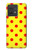 S3526 赤い水玉 Red Spot Polka Dot Motorola Edge 40 Neo バックケース、フリップケース・カバー