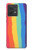S3799 かわいい縦水彩レインボー Cute Vertical Watercolor Rainbow Motorola Edge 40 Neo バックケース、フリップケース・カバー